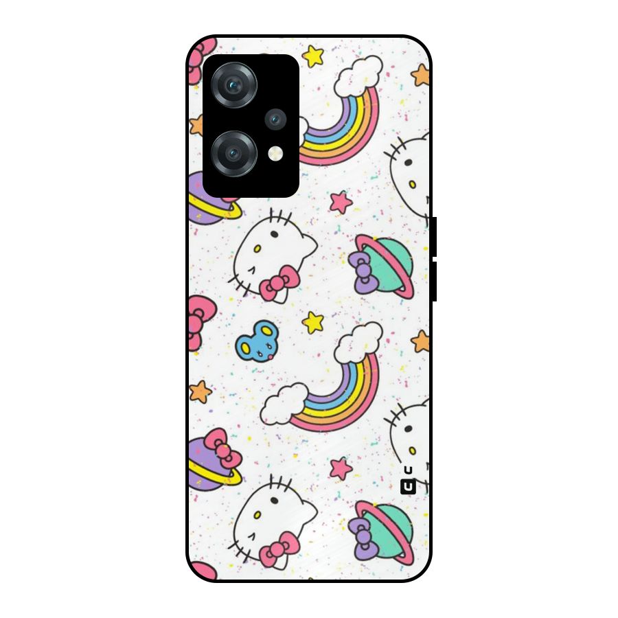 Rainbow Kit Tee Metal Back Case for OnePlus Nord CE 2 Lite 5G