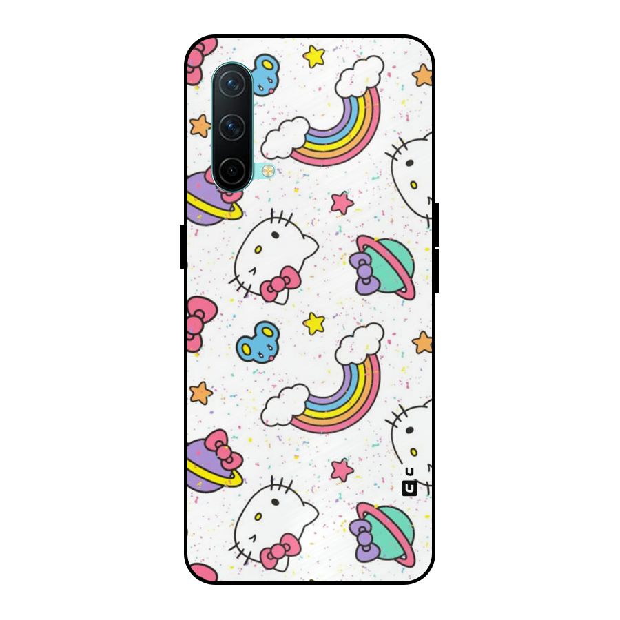 Rainbow Kit Tee Metal Back Case for OnePlus Nord CE 5G