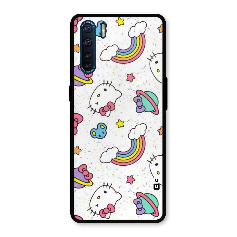 Rainbow Kit Tee Metal Back Case for Oppo F15