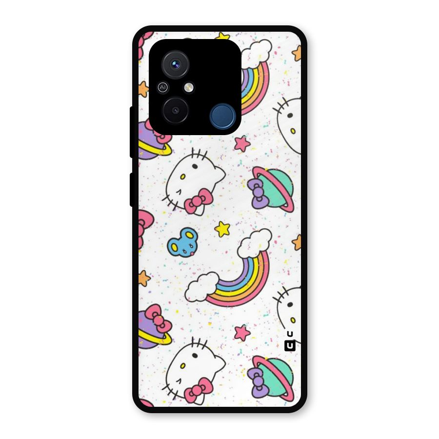 Rainbow Kit Tee Metal Back Case for Poco C55
