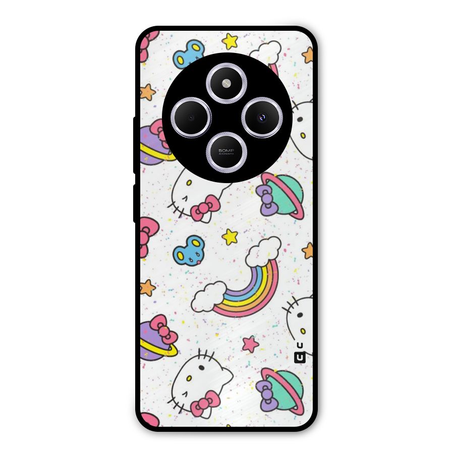 Rainbow Kit Tee Metal Back Case for Poco C75 5G