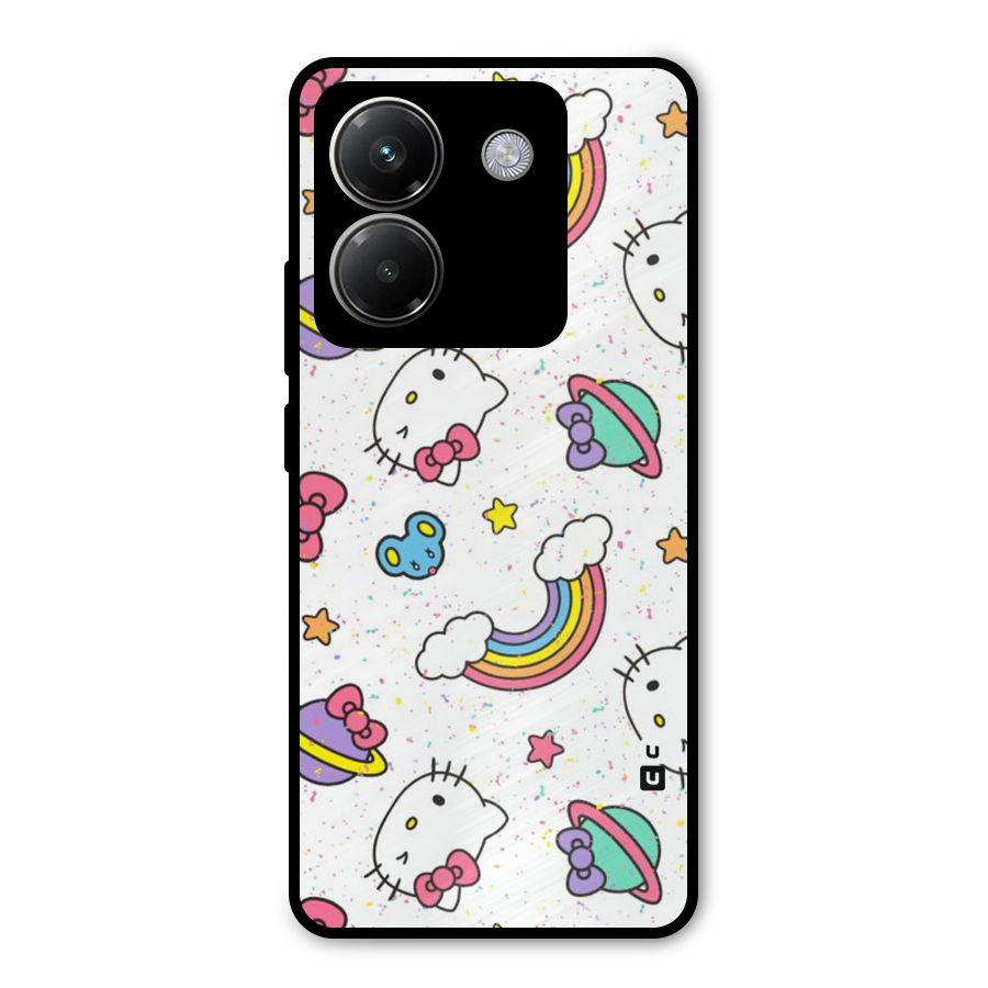 Rainbow Kit Tee Metal Back Case for Poco M7 Pro 5G