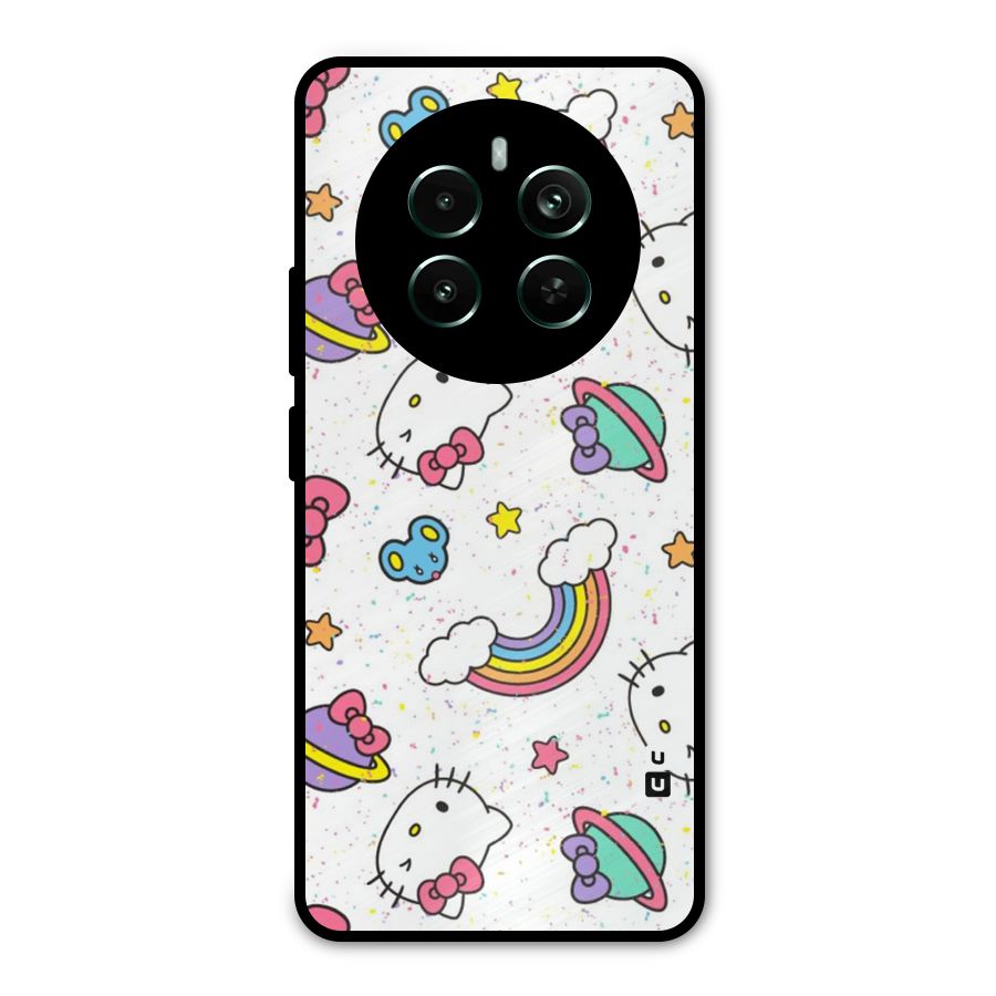 Rainbow Kit Tee Metal Back Case for Realme 12 Plus