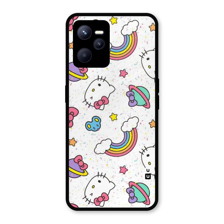 Rainbow Kit Tee Metal Back Case for Realme C35