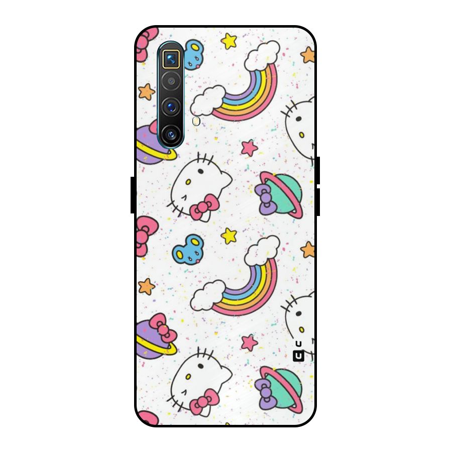 Rainbow Kit Tee Metal Back Case for Realme X3
