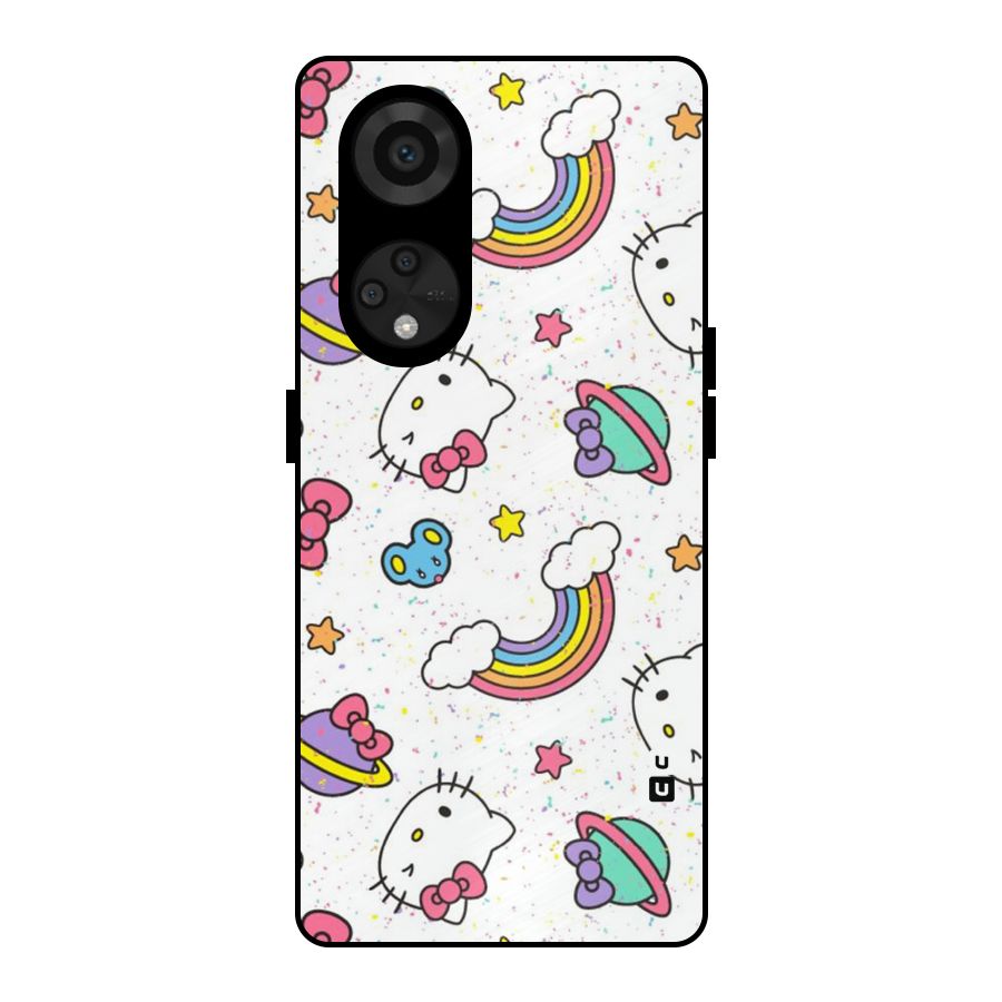 Rainbow Kit Tee Metal Back Case for Reno8 T 5G