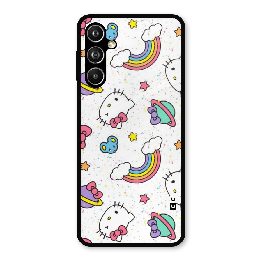 Rainbow Kit Tee Metal Back Case for Samsung Galaxy M54