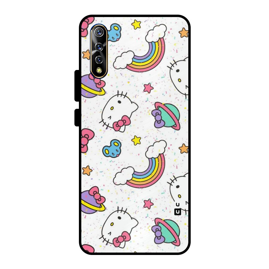 Rainbow Kit Tee Metal Back Case for Vivo S1