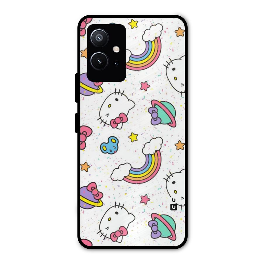Rainbow Kit Tee Metal Back Case for Vivo T1 5G