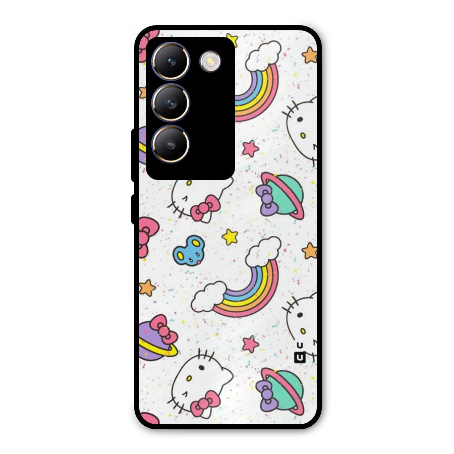 Rainbow Kit Tee Metal Back Case for Vivo T3 5G