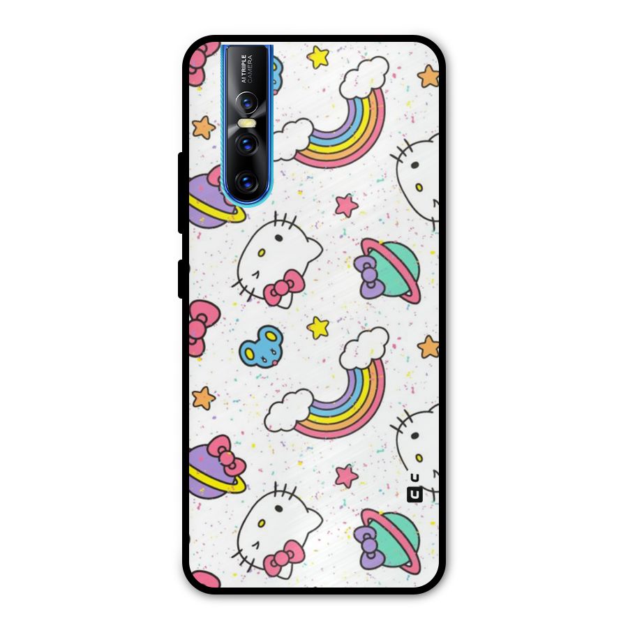 Rainbow Kit Tee Metal Back Case for Vivo V15 Pro