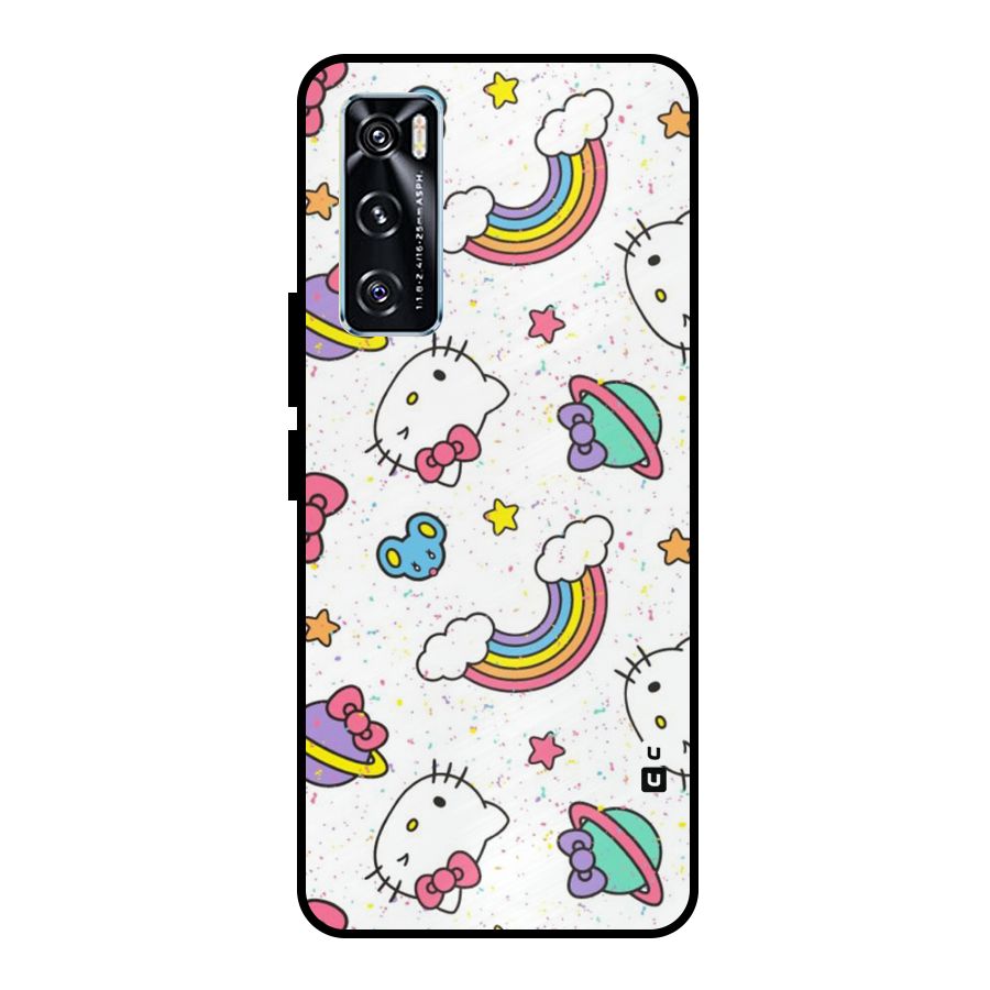 Rainbow Kit Tee Metal Back Case for Vivo V20 SE