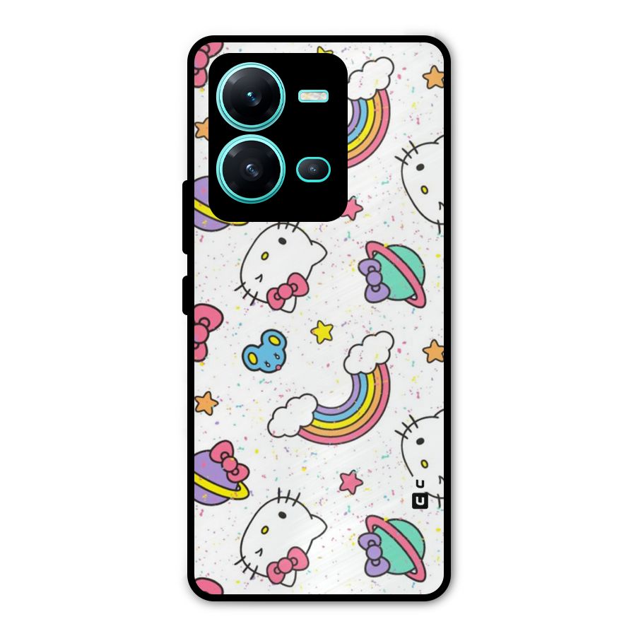 Rainbow Kit Tee Metal Back Case for Vivo V25