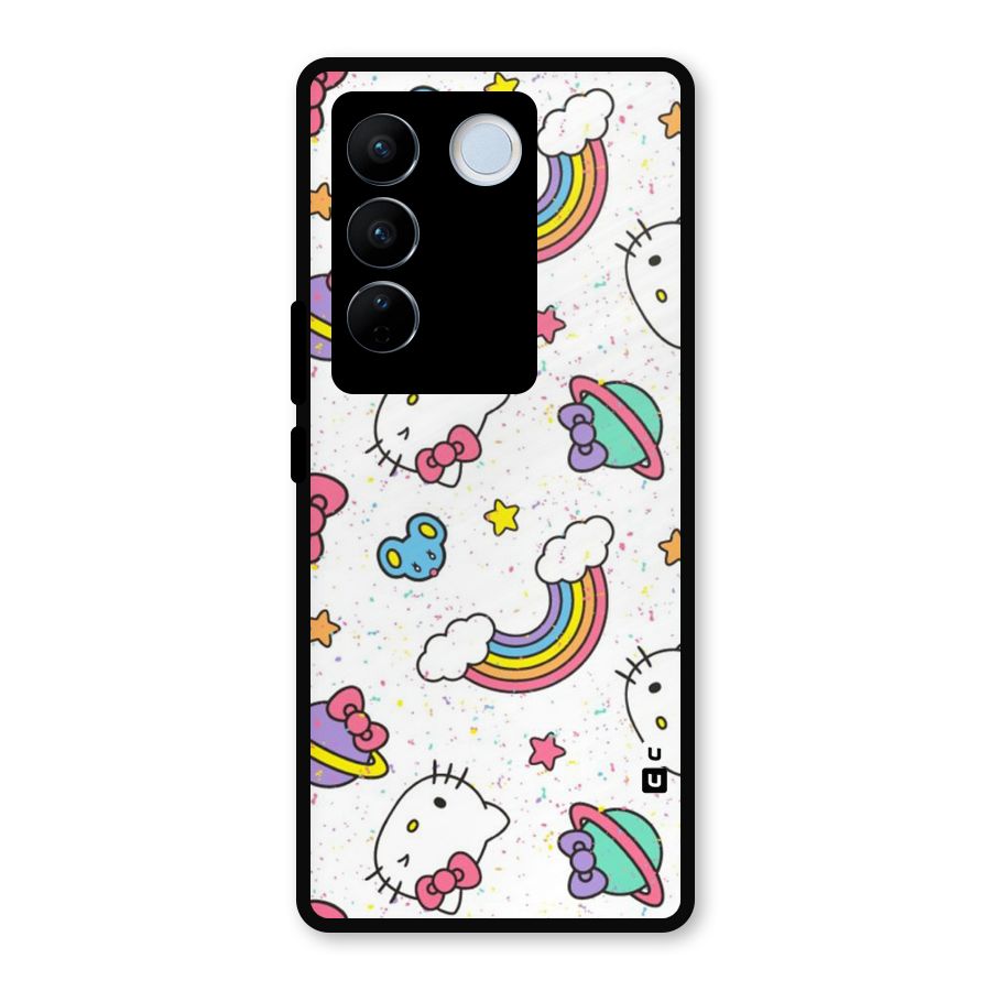 Rainbow Kit Tee Metal Back Case for Vivo V27