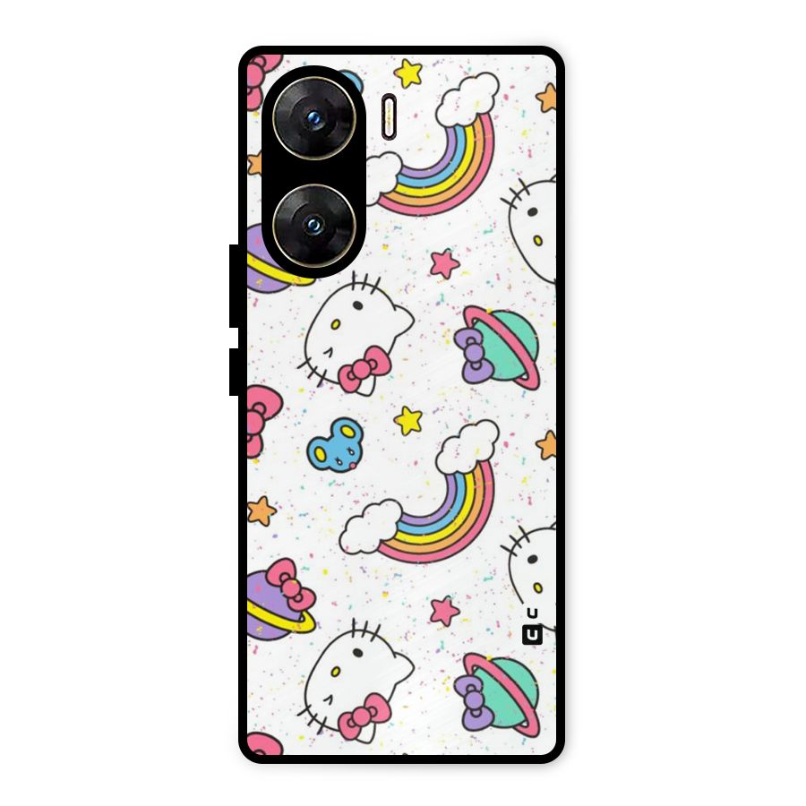 Rainbow Kit Tee Metal Back Case for Vivo V29e