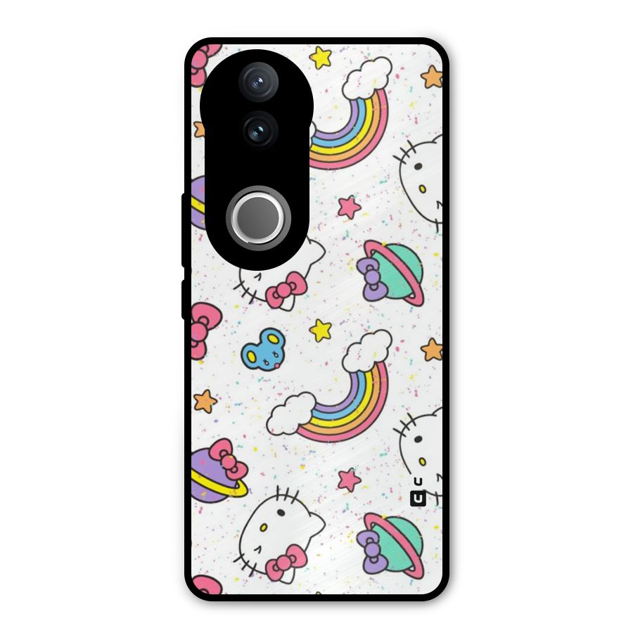 Rainbow Kit Tee Metal Back Case for Vivo V50e
