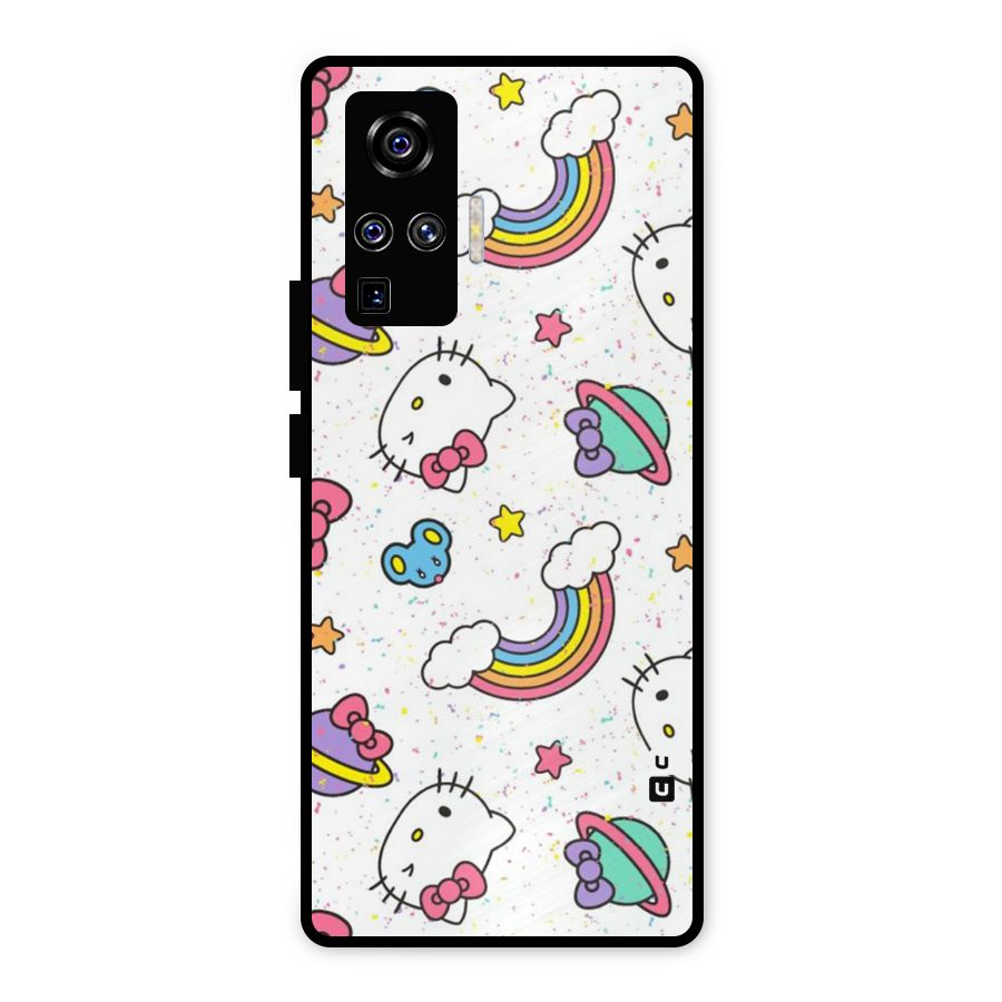 Rainbow Kit Tee Metal Back Case for Vivo X50 Pro