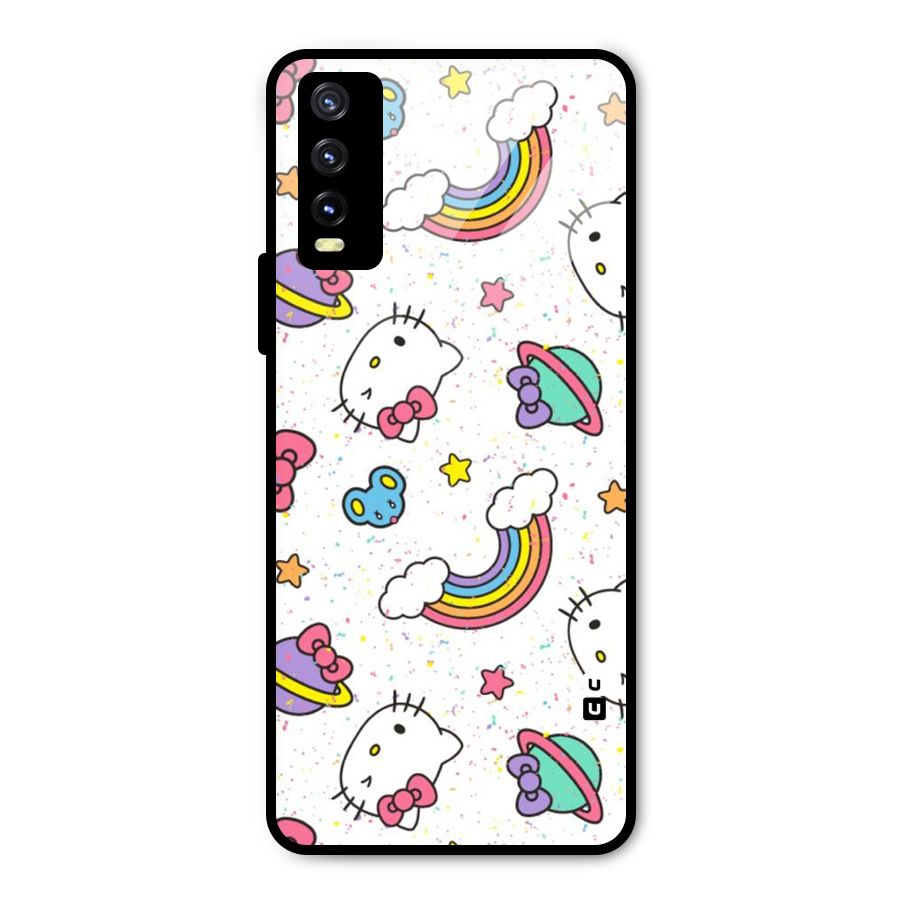 Rainbow Kit Tee Metal Back Case for Vivo Y20