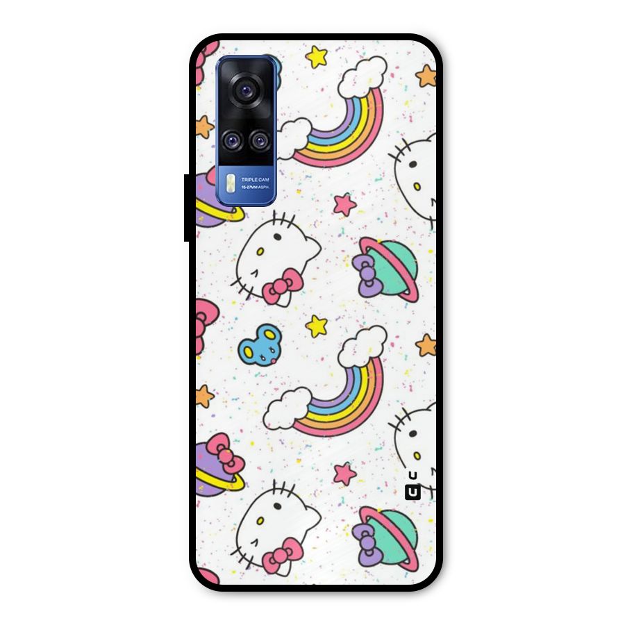 Rainbow Kit Tee Metal Back Case for Vivo Y31