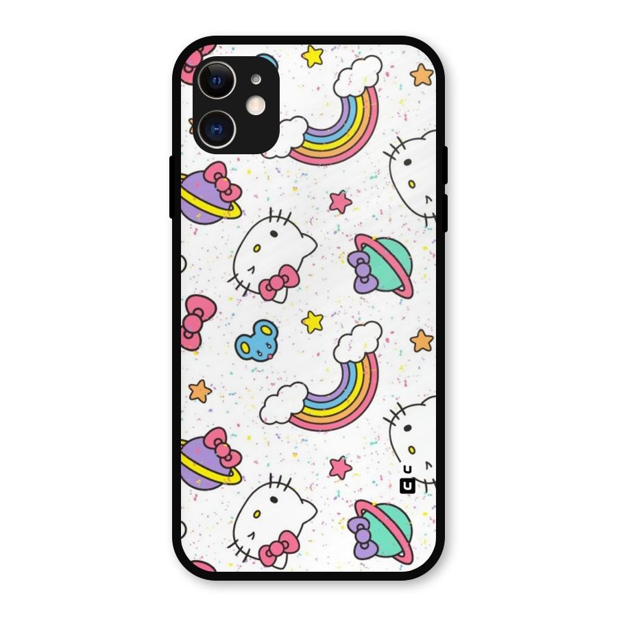 Rainbow Kit Tee Metal Back Case for iPhone 11