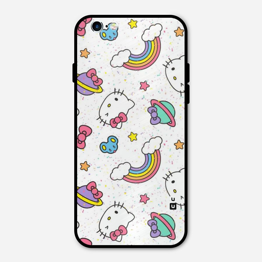 Rainbow Kit Tee Metal Back Case for iPhone 6 6s