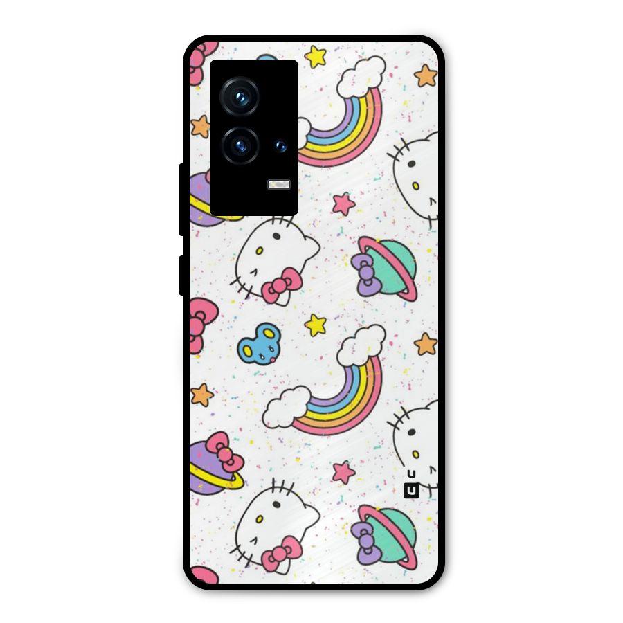 Rainbow Kit Tee Metal Back Case for iQOO 9 5G
