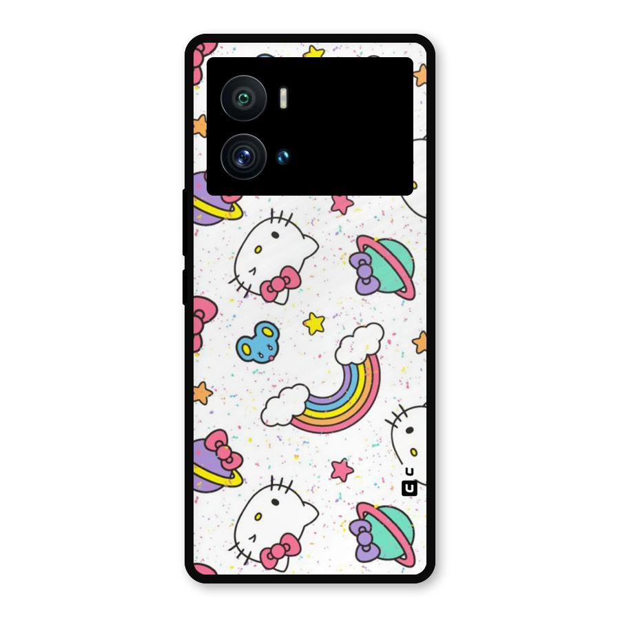 Rainbow Kit Tee Metal Back Case for iQOO 9 Pro