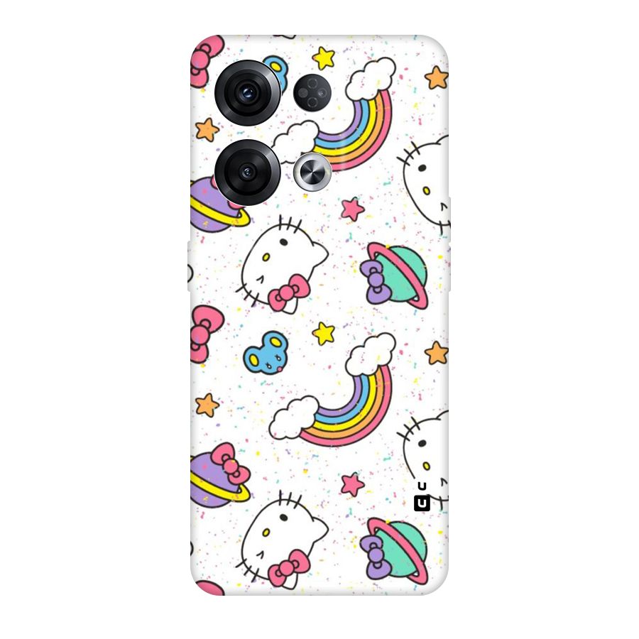 Rainbow Kit Tee Original Polycarbonate Back Case for Oppo Reno8 Pro 5G