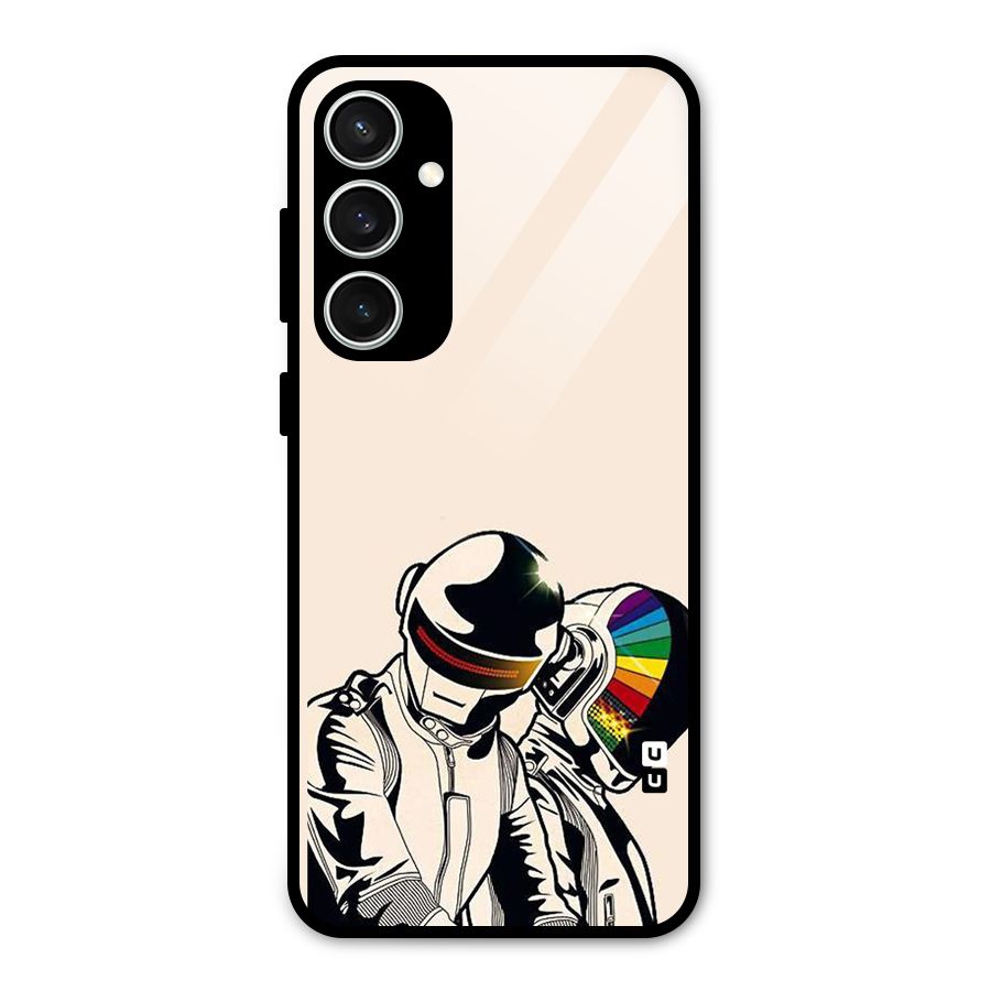 Rainbow Radio Glass Back Case for Galaxy S23 FE