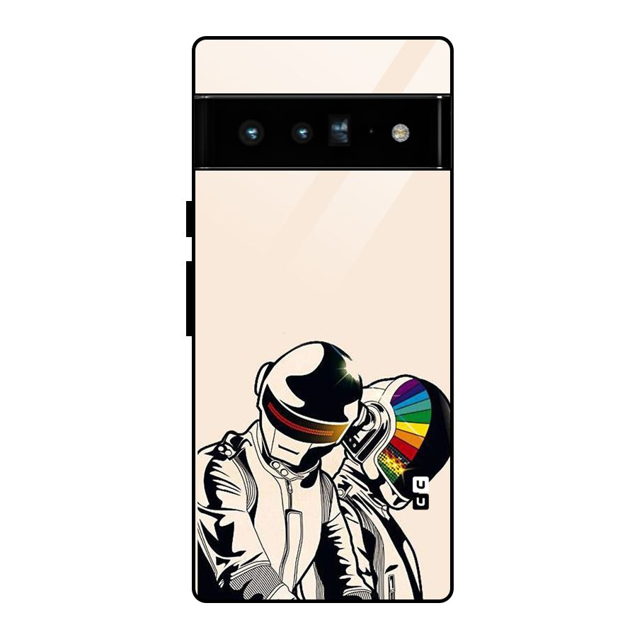 Rainbow Radio Glass Back Case for Google Pixel 6 Pro