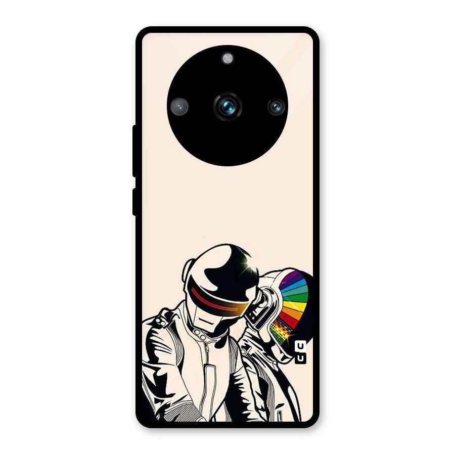 Rainbow Radio Glass Back Case for Realme 11 Pro Plus