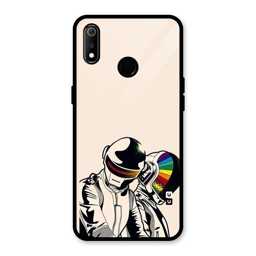 Rainbow Radio Glass Back Case for Realme 3i