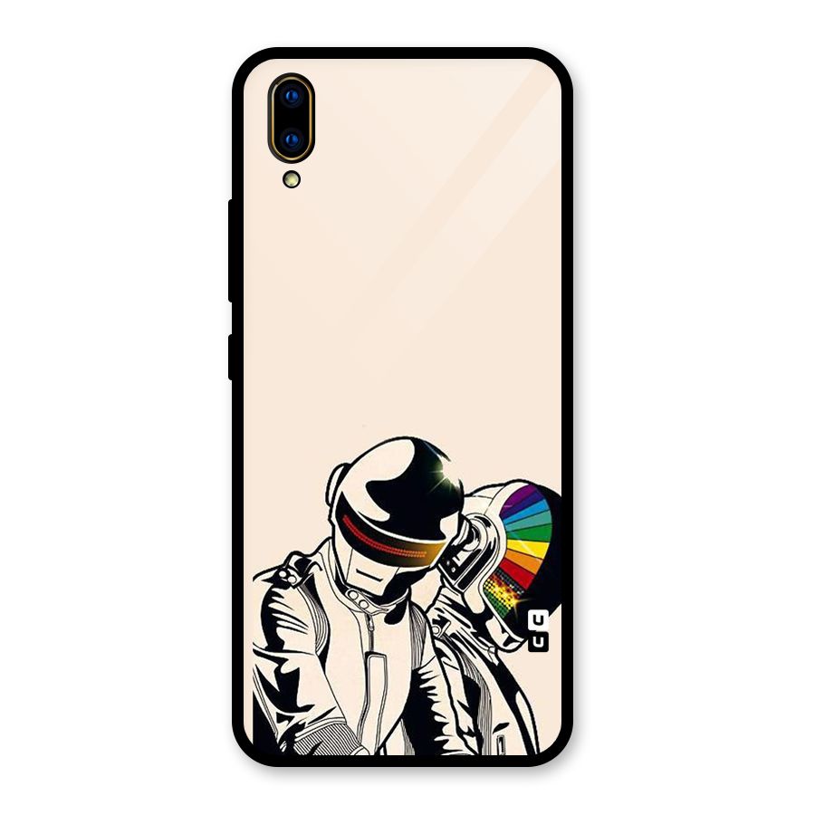 Rainbow Radio Glass Back Case for Vivo V11 Pro