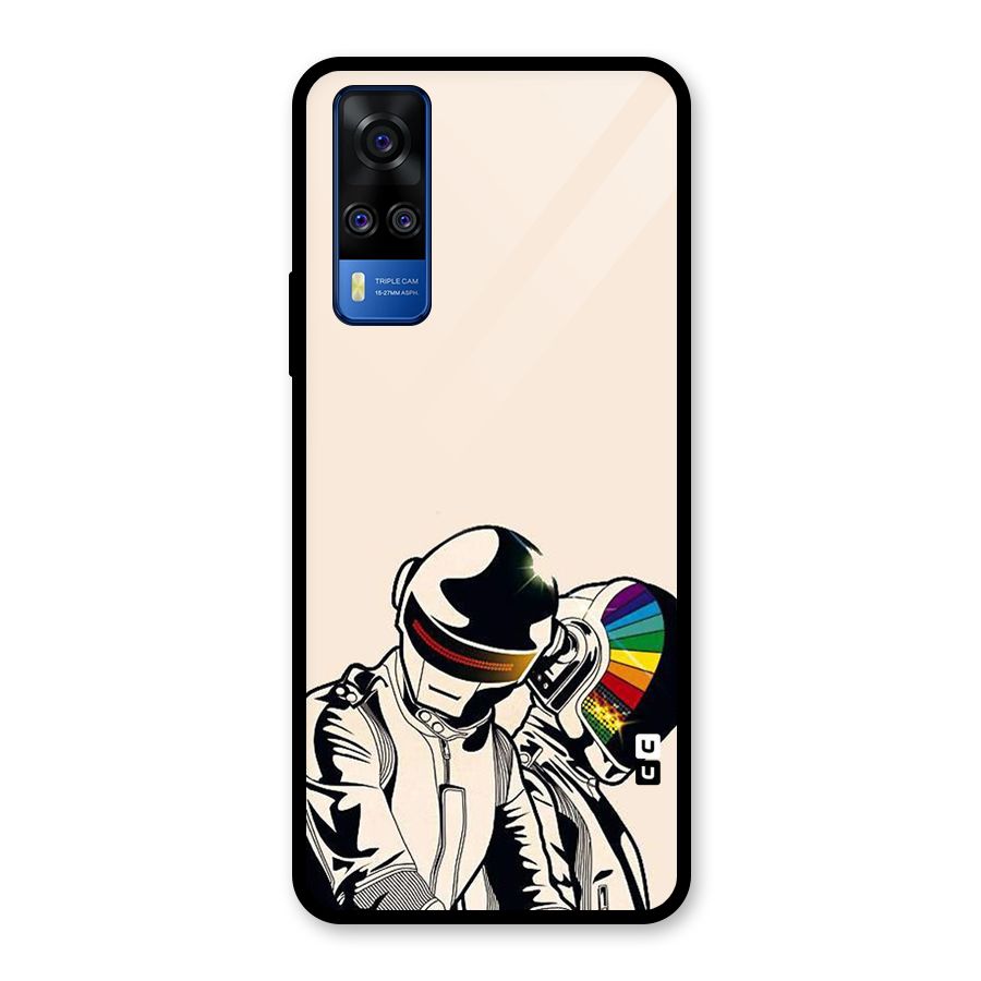 Rainbow Radio Glass Back Case for Vivo Y31