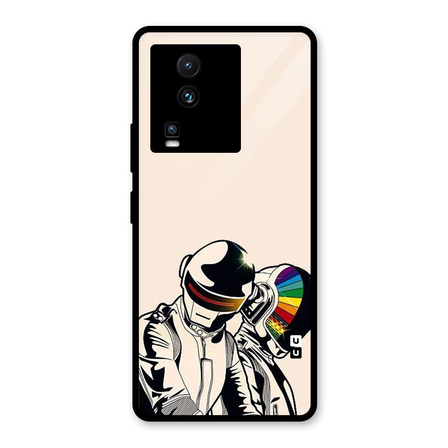 Rainbow Radio Glass Back Case for Vivo iQOO Neo 7 Pro