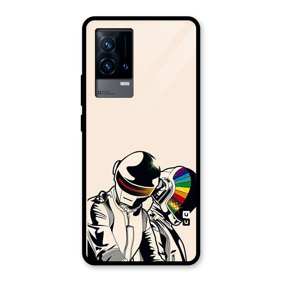 Rainbow Radio Glass Back Case for iQOO 9 5G