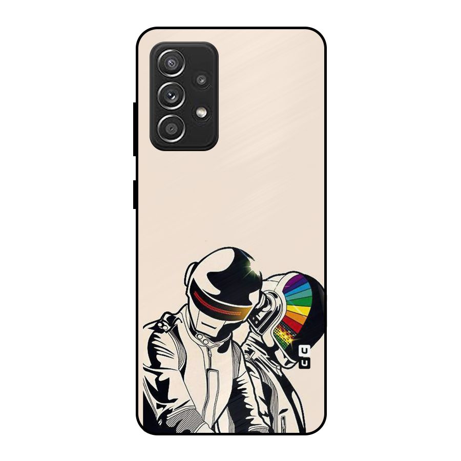 Rainbow Radio Metal Back Case for Galaxy A52s 5G