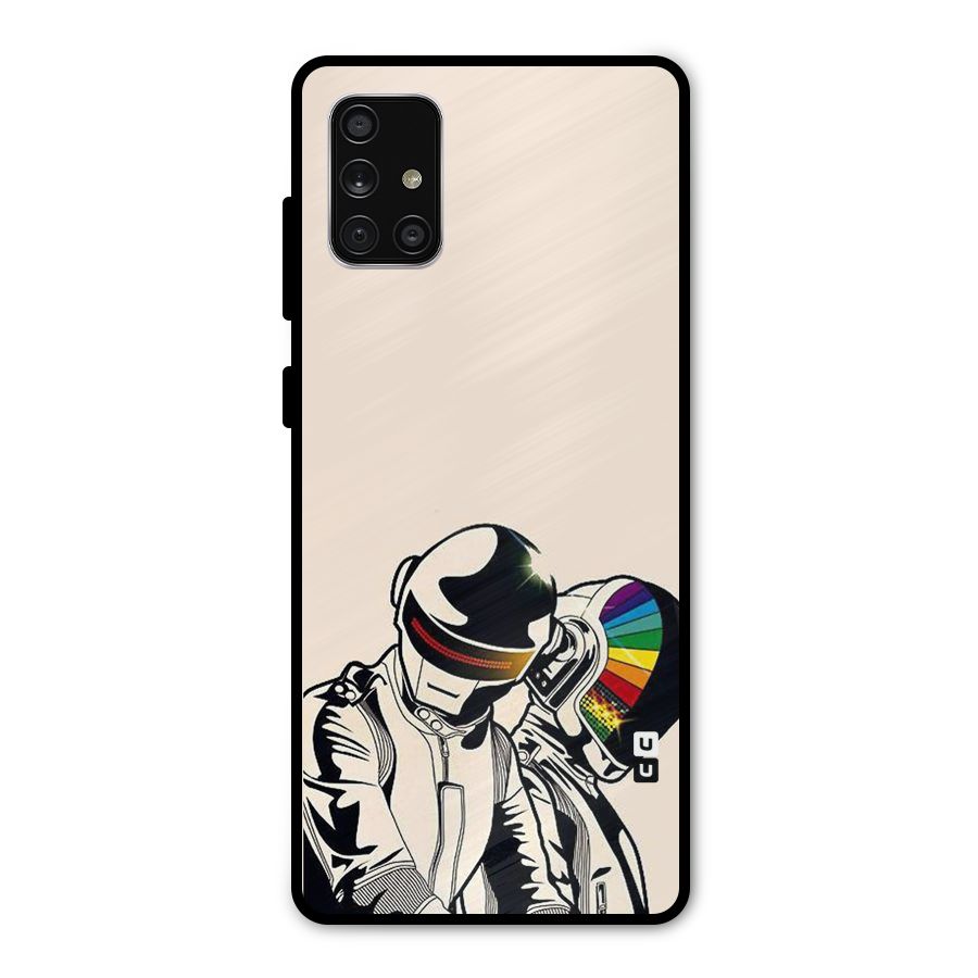 Rainbow Radio Metal Back Case for Galaxy A71