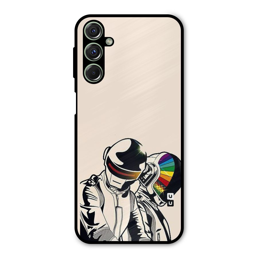 Rainbow Radio Metal Back Case for Galaxy F34