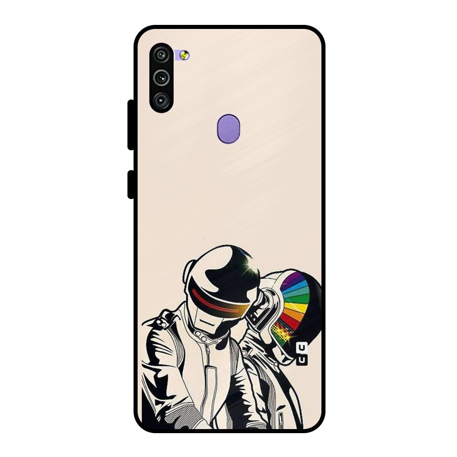 Rainbow Radio Metal Back Case for Galaxy M11