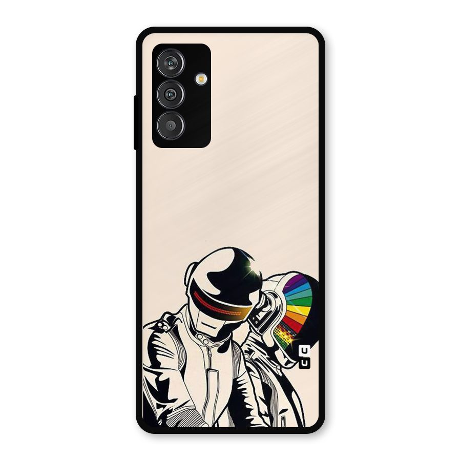 Rainbow Radio Metal Back Case for Galaxy M13
