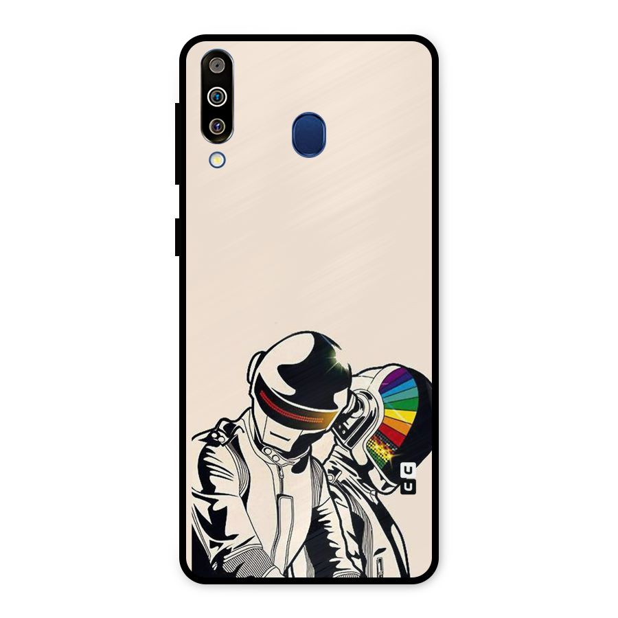 Rainbow Radio Metal Back Case for Galaxy M30