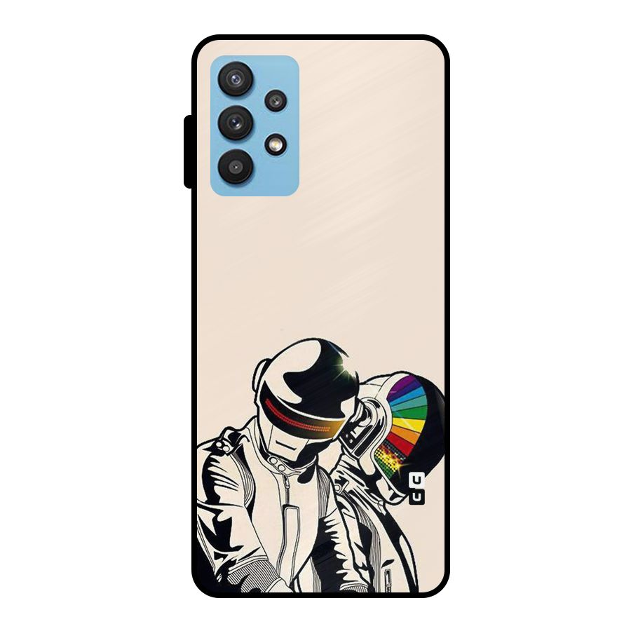 Rainbow Radio Metal Back Case for Galaxy M32 5G