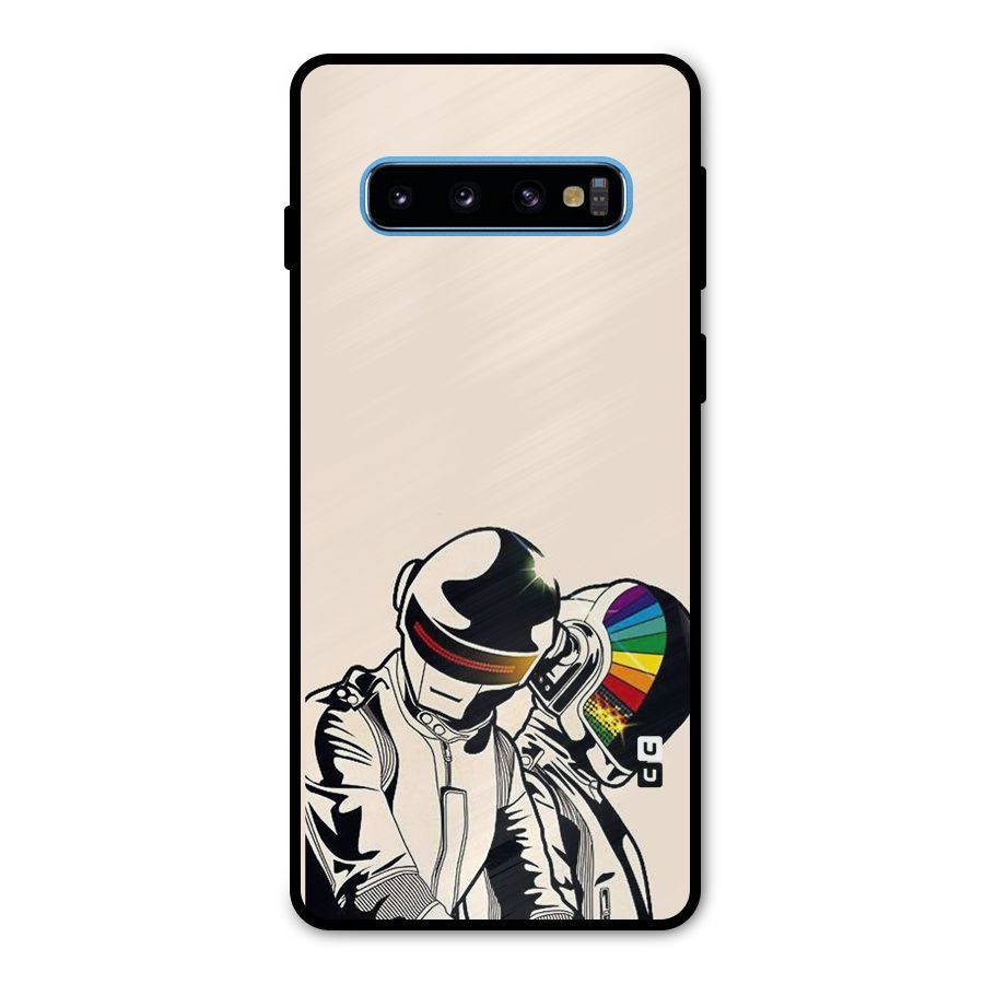 Rainbow Radio Metal Back Case for Galaxy S10