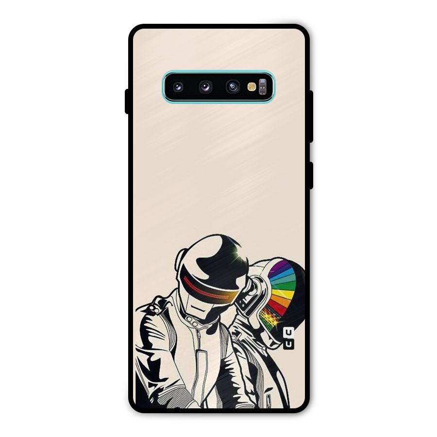 Rainbow Radio Metal Back Case for Galaxy S10 Plus