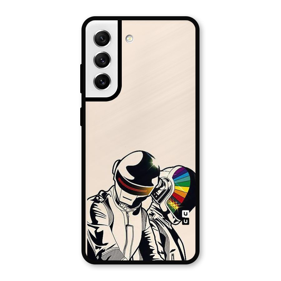 Rainbow Radio Metal Back Case for Galaxy S21 FE 5G