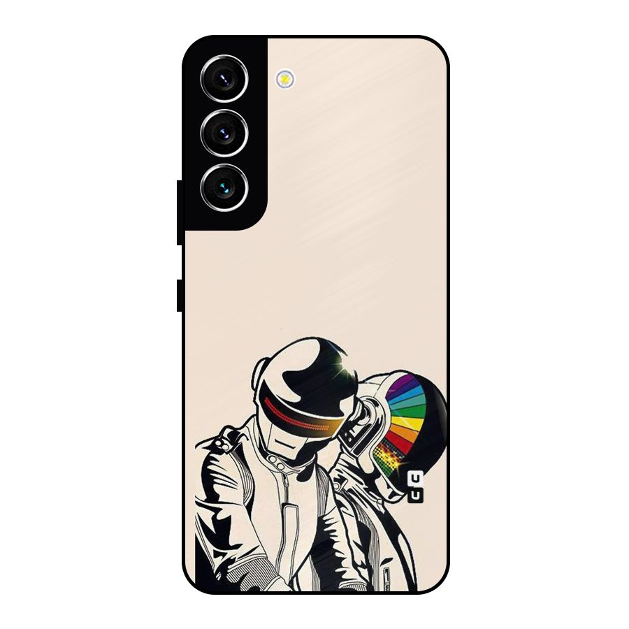 Rainbow Radio Metal Back Case for Galaxy S22 5G