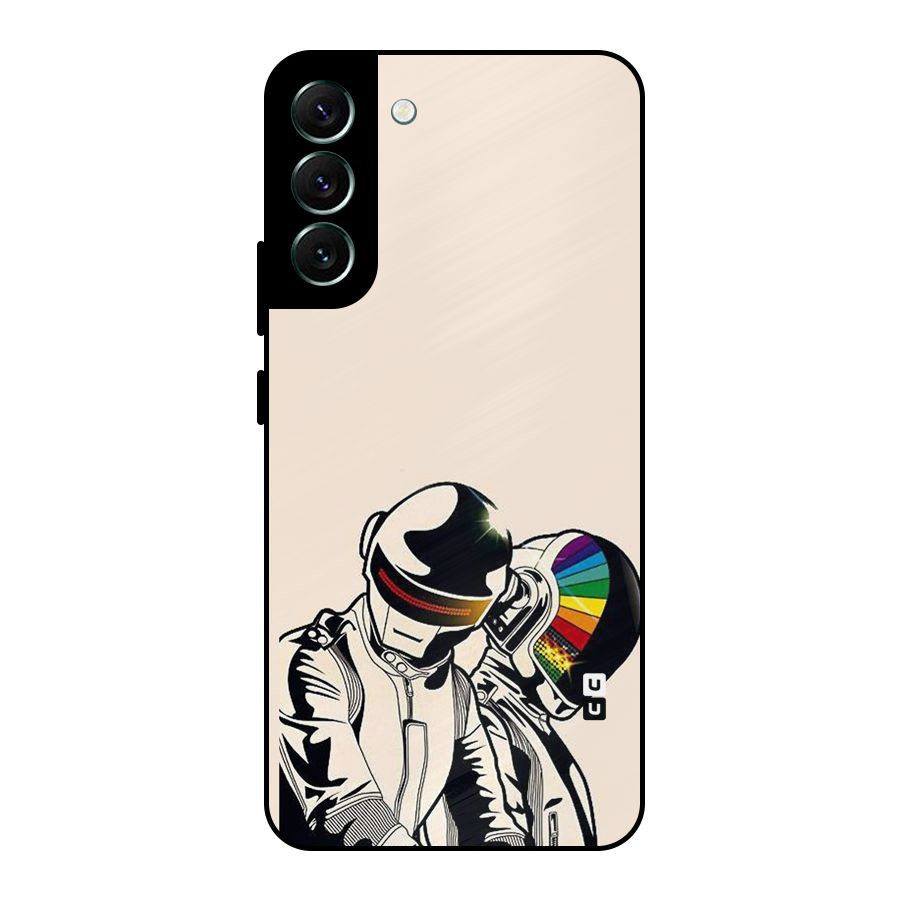 Rainbow Radio Metal Back Case for Galaxy S22 Plus 5G