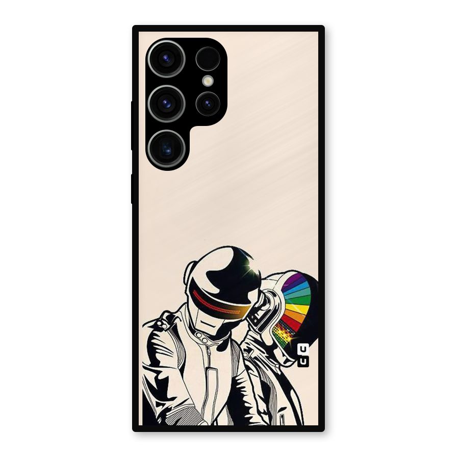 Rainbow Radio Metal Back Case for Galaxy S23 Ultra