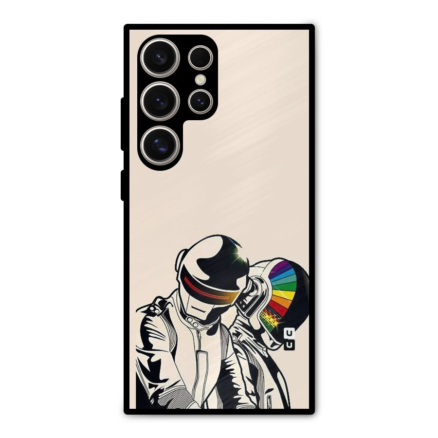 Rainbow Radio Metal Back Case for Galaxy S24 Ultra